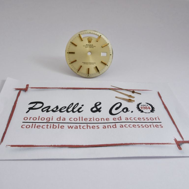 Quadrante Rolex Oyster Perpetual Day-Date Ref. 1803 Anni '70 TRIZIO RIFATTO