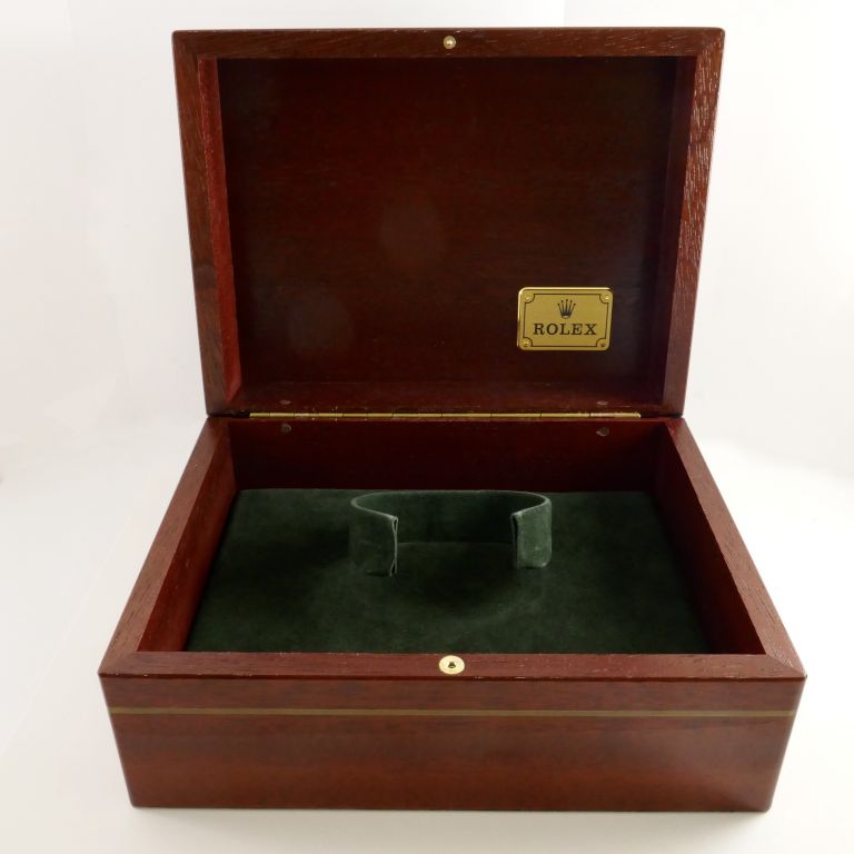 Rolex box 81.00.09 wood brown