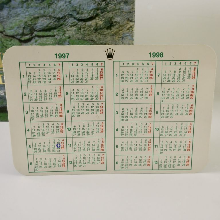 Rolex Calendar 1997-1998