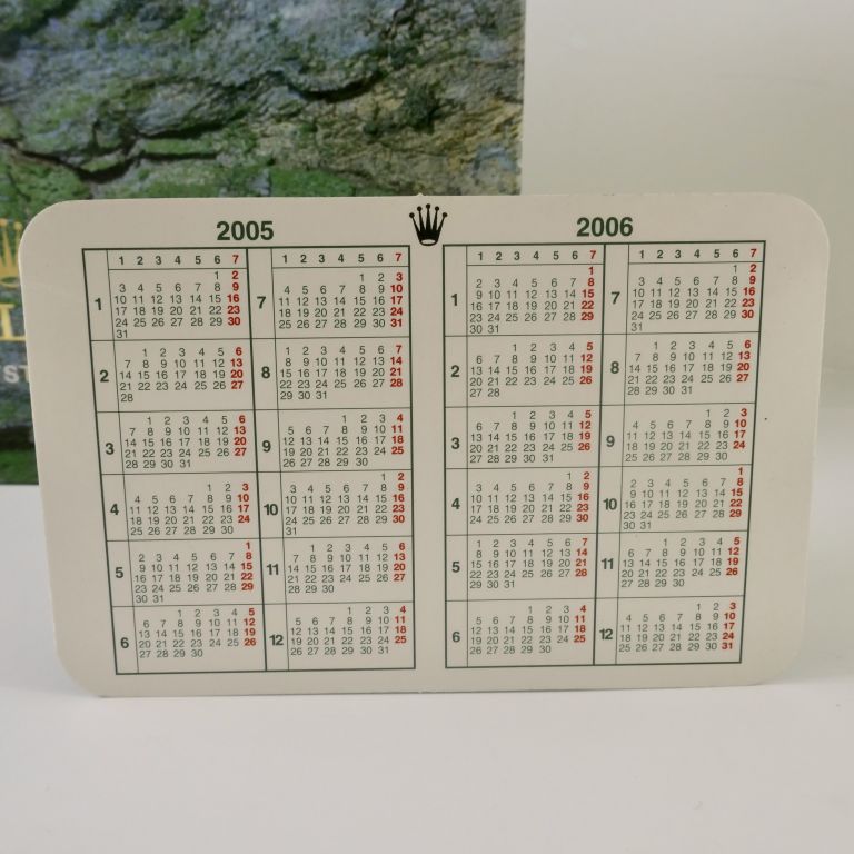 Rolex Calendar 2005-2006