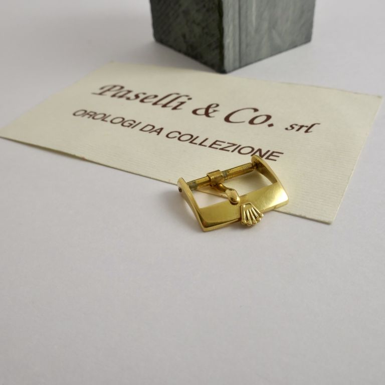 Fibbia originale Rolex in Oro Giallo 18kt 16 mm.